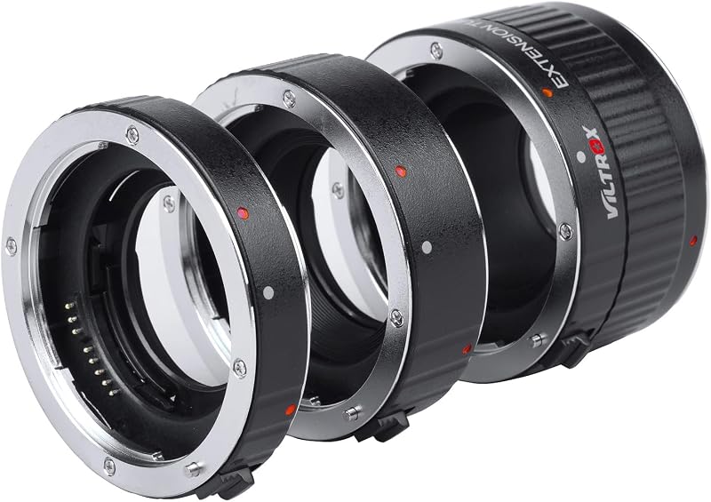 Tubo de extensión de lente macro de enfoque automático DG-C compatible con lentes Canon EF/EF-S y cámaras DSLR 5D 6D 7D 10D 30D 50D 70D 90D 200D 400D 600D 800D 1300D 2000D T7 T6 T5 T4i SL3