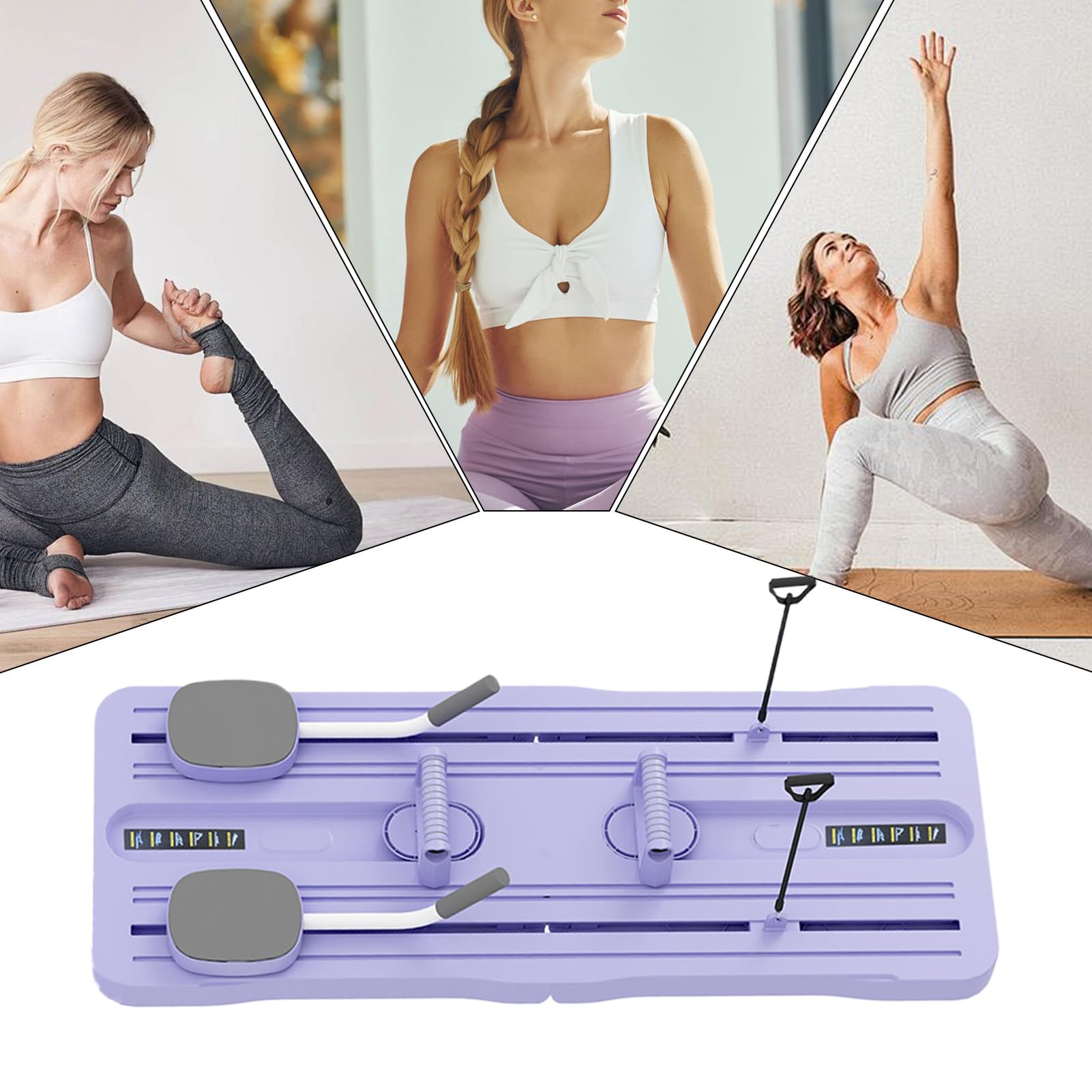 Ab Roller Board - Pilates Reformer Machine | Riformatore pieghevole per Pilates Reformer 2025 | Tavola pieghevole per Pilates Reformer con rullo per addominali | Ab Core Trainer | Ab Trainer Machine |