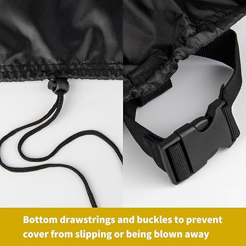 Miniatura 4 de Cubierta de parrilla para parrilla Weber Q Series en carro, cubierta impermeable para Weber Q2000Q200Q1000Q1000 en soporte portátil resistente a la