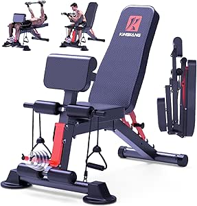 Adjustable Weight Bench, Utility Weight Benches For Full Body Workout Foldable Incline Extensiondecline Bench Press For Home Gym Z94a03383ff2451627e55z