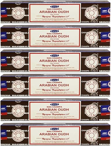 Vista 89 de Satya Sai Baba Nag Champa - Varitas de incienso de 0.53 oz y soporte - Paquete de 6 (aproximadamente 90 varillas)