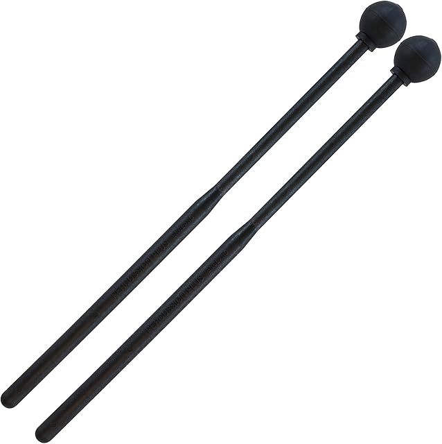 Percussion Plus PP068 Rubber Beaters for Chime Bars or Slit Drums - Medium