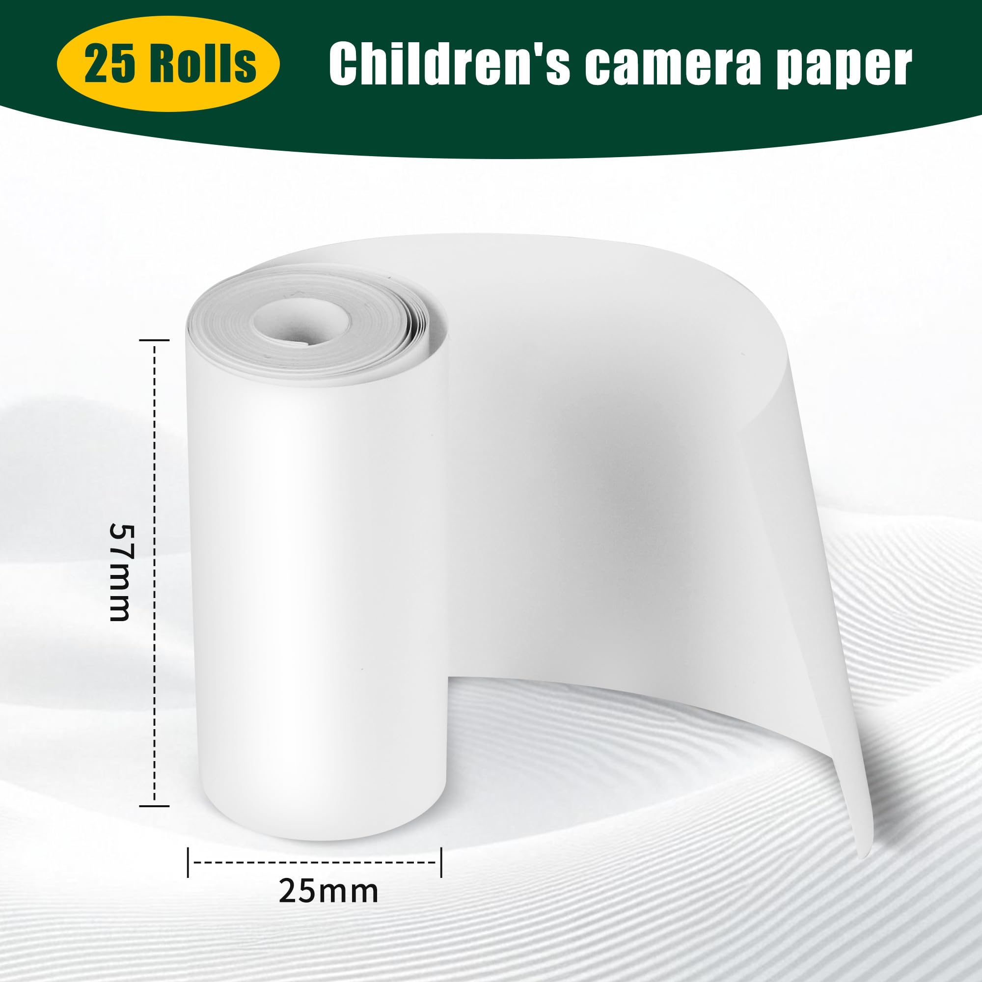 Carta Termica Bianca Zero do Mini Fotograficznych Stampań Portatilnych