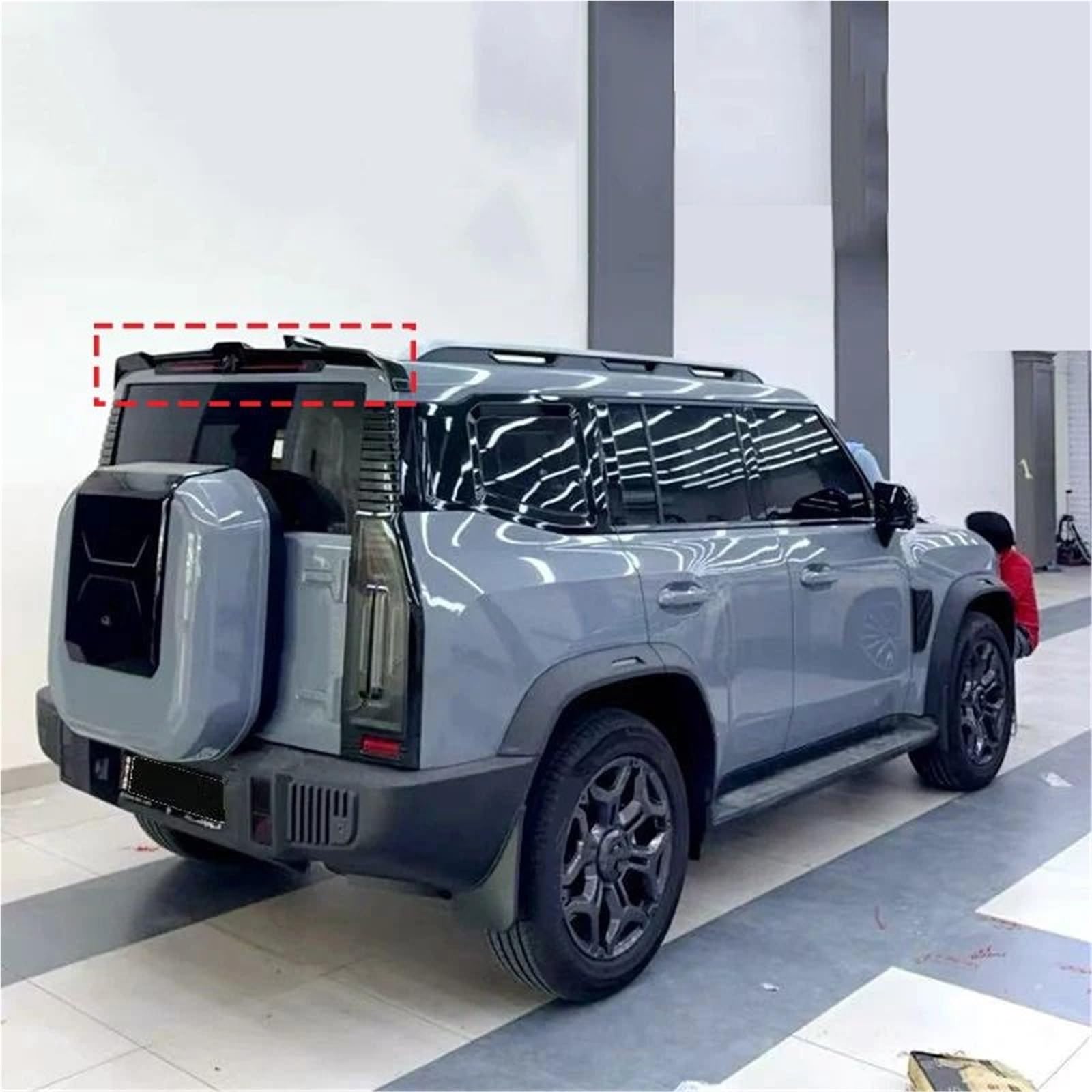 Spojler samochodowy Do Chery Jetour Traveler T2 Spoiler dachowy | 2023-2025 Tylny Spoiler Tylne Skrzydła Części Zewnętrzne Spoiler Samochodowy