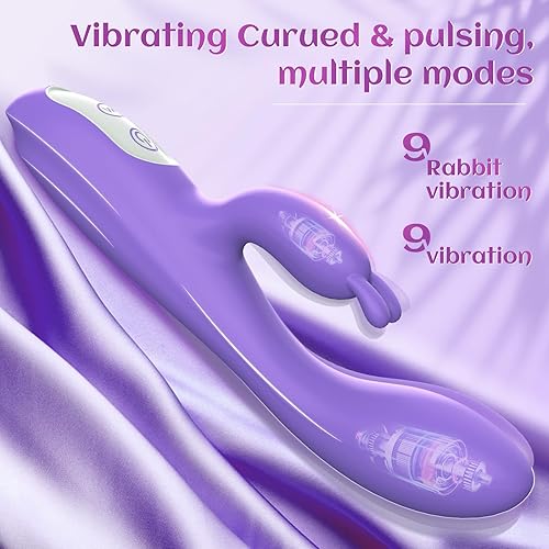 Miniatura 10 de Vibrador Rabbit G Spot con función de calefacción juguetes sexuales de Rose para estimulación del punto G y del clítoris consolador vibrador
