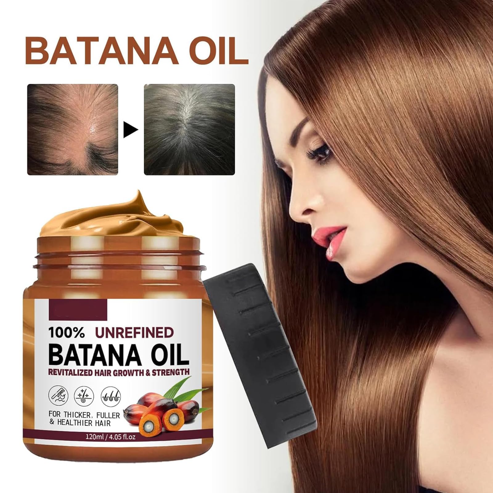 Pemarlis 120ml organic batana oil for hair growth promotes the well-being of hair in men and women - Image 3