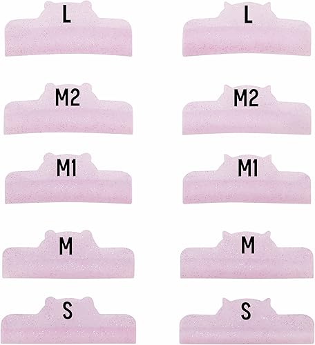 Lash Lift Shield Ultra Curl - Rodillo permanente brillante con 5 tamaños de elevación para deleitar, como extensión de pestañas, barra en U grande,