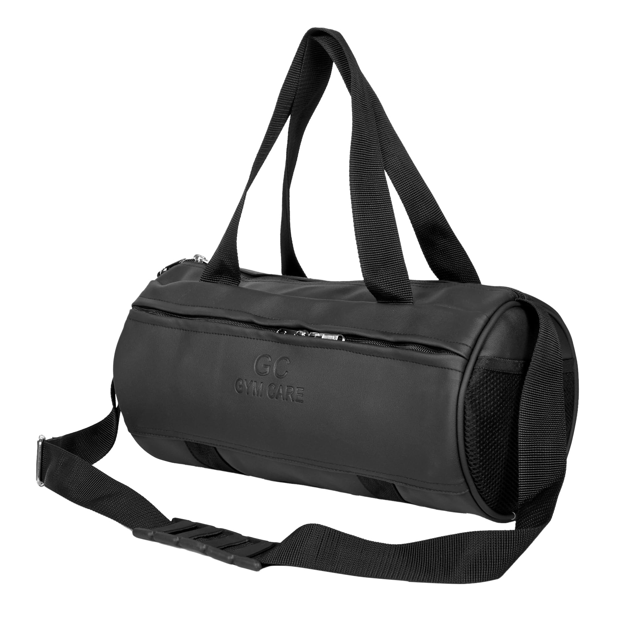 airmount 16 Litre Gym Shoulder Bag for Men & Women with Secret Pocket, Carry Gym Accessories, Fitness Sports & Travel Bag | American Foam Fabric, Space Grey-picture-33