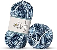 Vista 27 de Hobby Lobby Hilo Blanco Yarn Bee Suave y Elegante, 186 Yardas