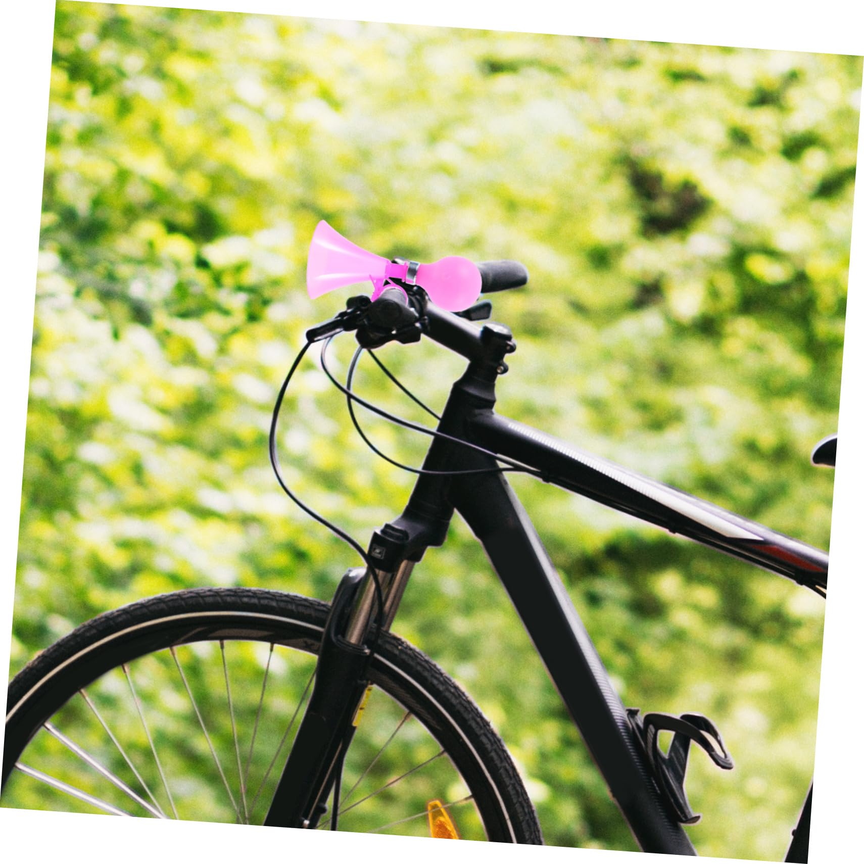 Klaxon de Vélo Rose pour Garçon et Filles, Klaxon à Air en Plastique Léger, Avertisseur Sonore de Sécurité, Accessoire Vélo Électrique et Trottinette, Signalement Plusieurs Styles