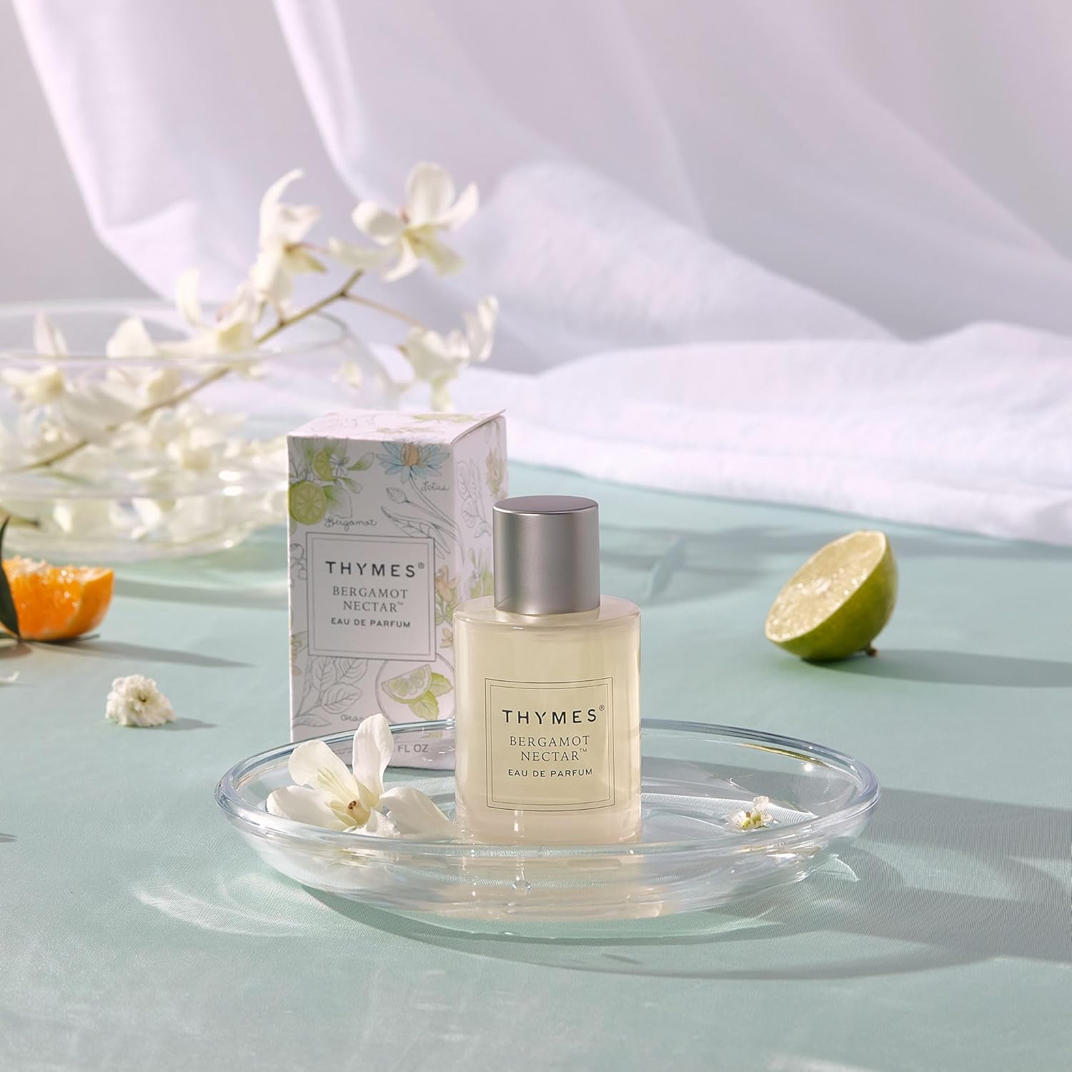 Thymes Eau De Parfum - Scented Perfumes for Women - Women's Fragrances with Notes of Bergamot, Lemon, Orange Flower, Lotus & Sandalwood​ (Bergamot Nectar, 1.75 fl oz) - Image 2