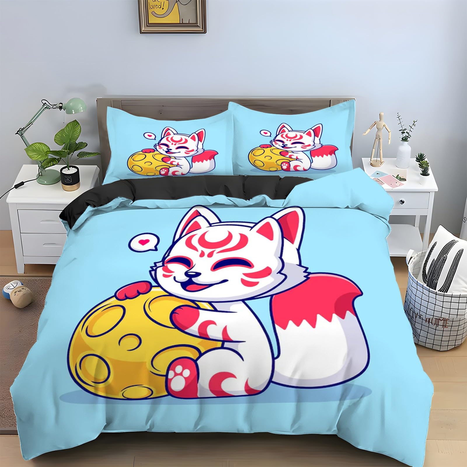 Housse de couette 240x260 renard : finis les draps rêches et compliqués à enfiler