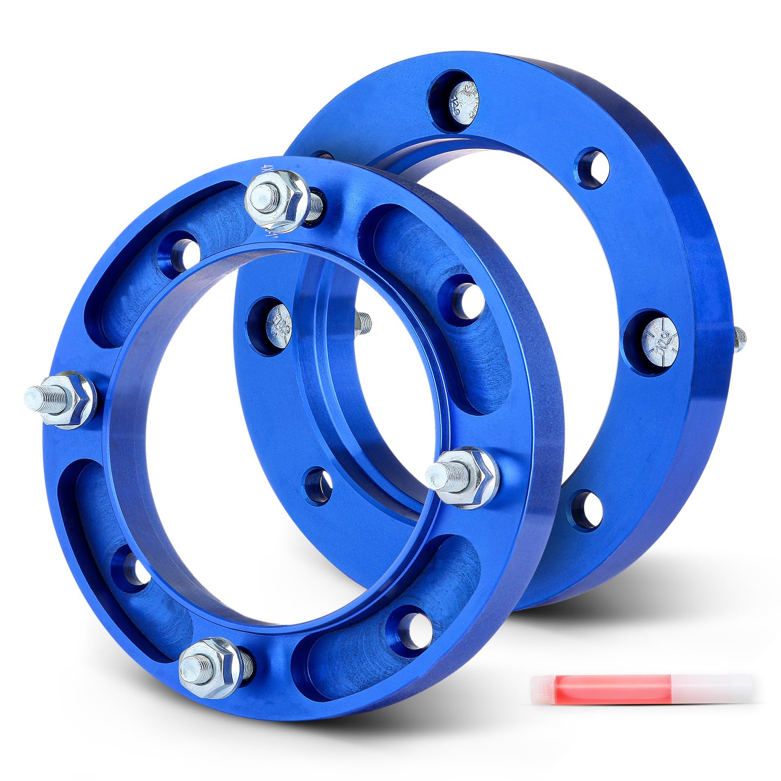 SCITOO 2Pcs 4x156 Wheel Spacers 1 inch for Polaris Blue Wheel Adapters
