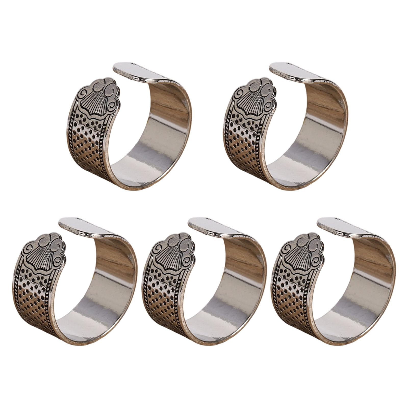 Limtula Multipurpose Metal Sewing Thimble Suitable for Crosses Stitching Knitting and Various Textile Art Activity Permanent Sewing Accessory