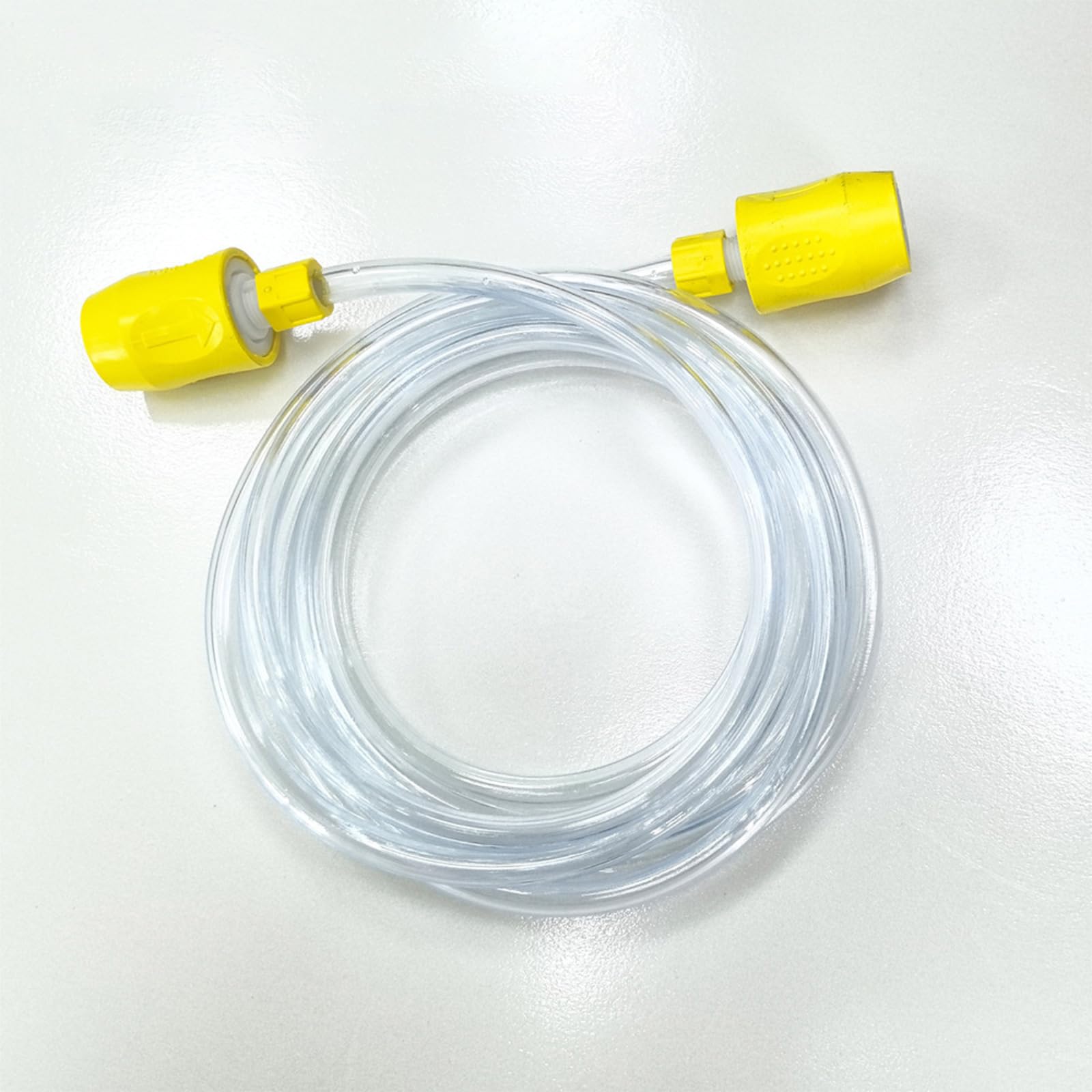 Manguera de succión de PVC transparente con amarillo, Puzzi spr 2,5 m