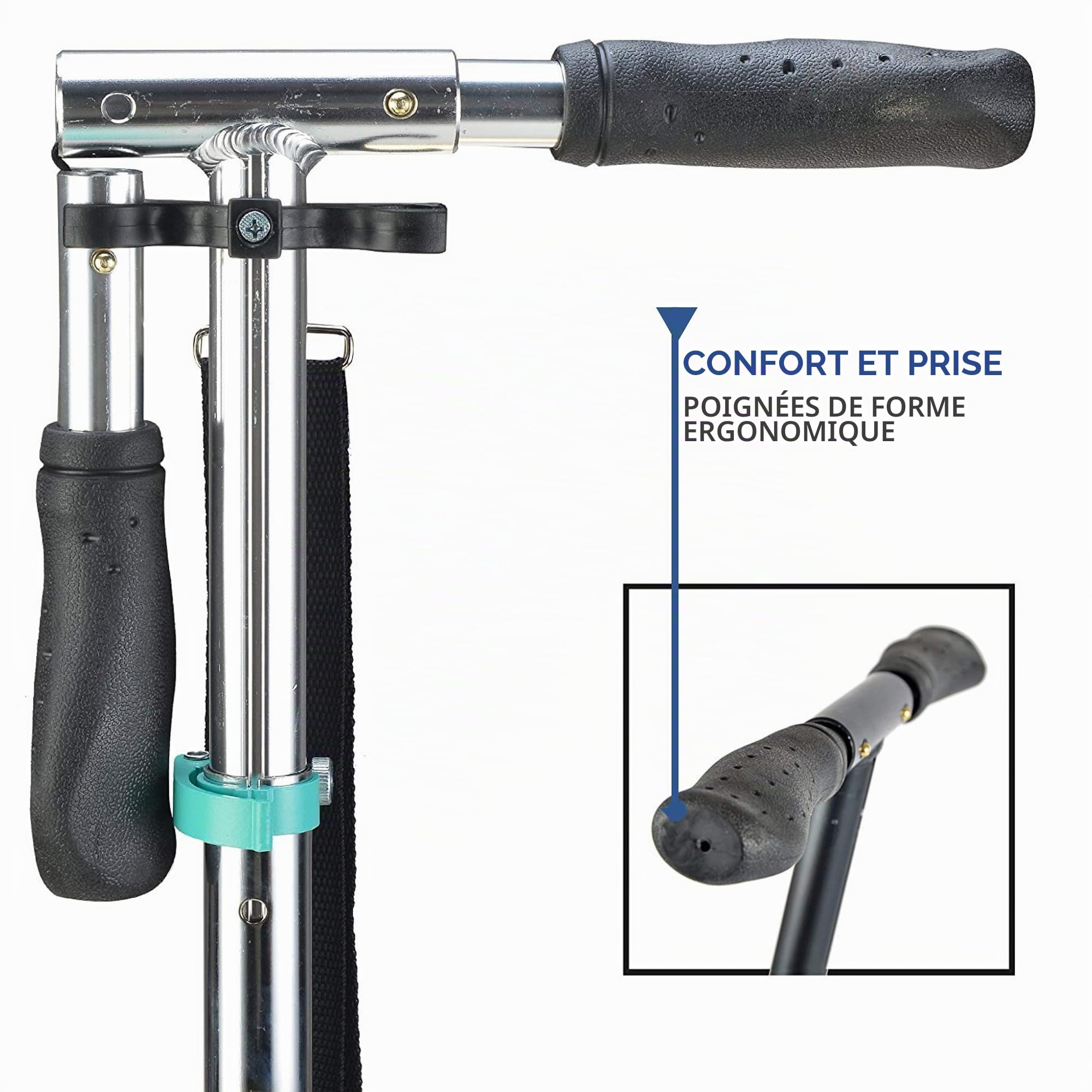 Apollo Trotinette Freestyle Phantom Pro, 200mm | Roues XXL, De Ville, City Scooter Pliable, Hauteur Ajustable, Adultes et Enfants