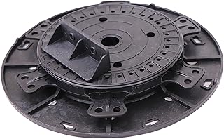 Gartenwelt Riegelsberger Justierbarer Balkenlager PRO Terrassenlager Stelzlager für Holz WPC Aluminium BPC Hartholz Unterkonstruktion höhenverstellbar 27-40 mm