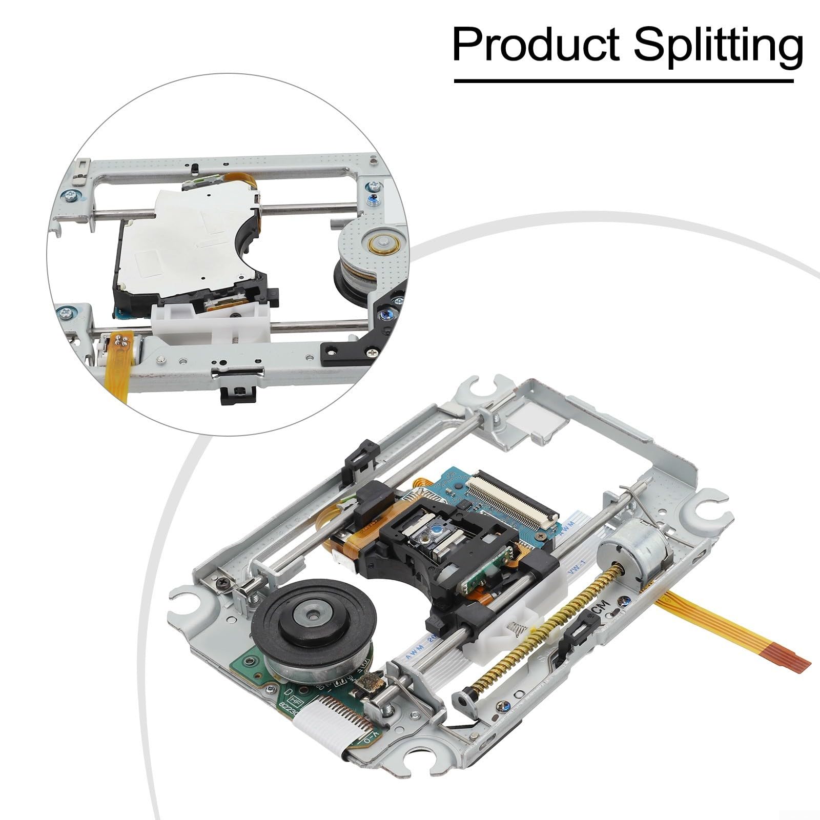 Zilimontt Lente ottica, lente ottica per console di gioco compatibile con PS3 Slim, modelli KES-450A KEM-450AAA CECH-2001A