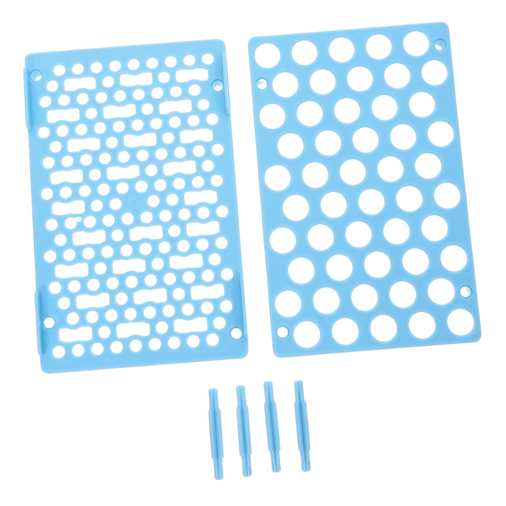 HAWILLOSCH Detachable Plastic Test Tube Rack 10ml/15ml 50 Hole Lab Tube Organizer Stand