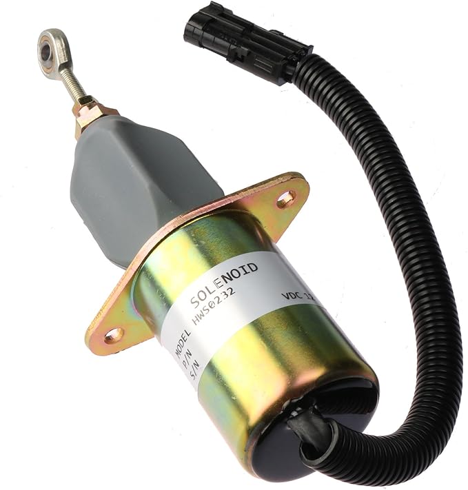 Holdwell Fuel shutoff solenoid for 5.9L 8.3L CUMMINS DIESEL Engine for