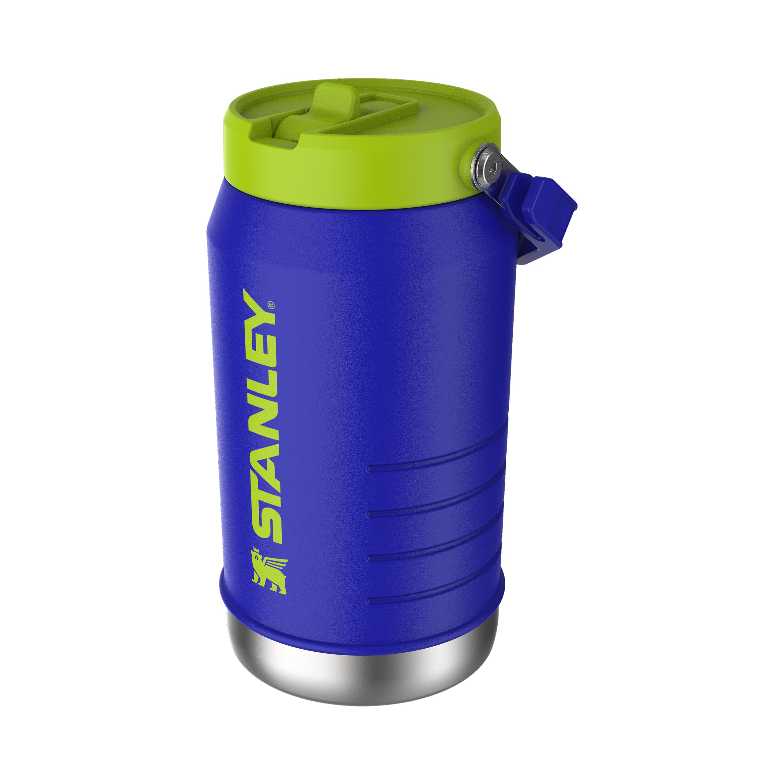 Stanley 1913 Iceflow Flip Straw 2.0 Jug 1.90L - 20 Ore Di Freddo - 4 Giorni Di Freddo - A Prova Di Perdite - Borraccia Acciaio - Lavabile In Lavastoviglie - Bottiglia Termica Palestra - Cobalt