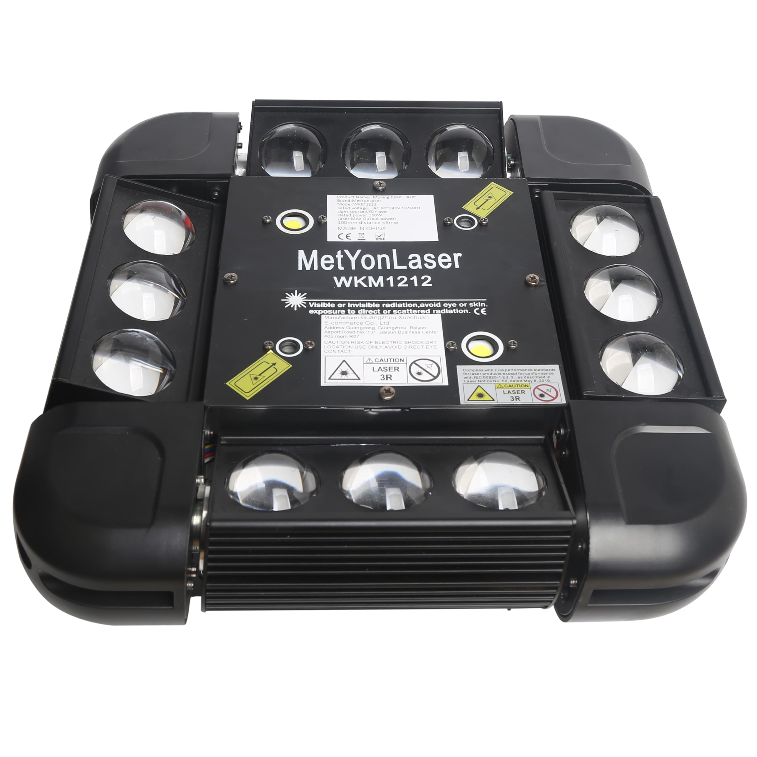 Amazon.com: Moving Head Laser Light,DJ Laser Lights 12LEDs 150W