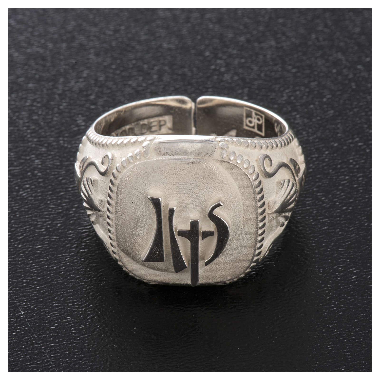 Holyart Anillo obispo ajustable Año de la Fe plata de ley, 20 mm (0.79 inc.) - EU/ES 23