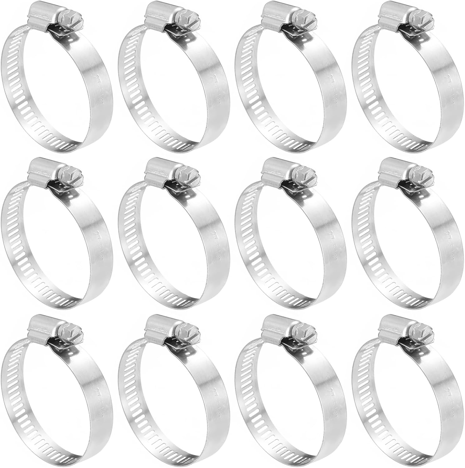 ISPINNER 12pcs 2 Inch Stainless Steel Adjustable 27-51mm Size Range - View #8
