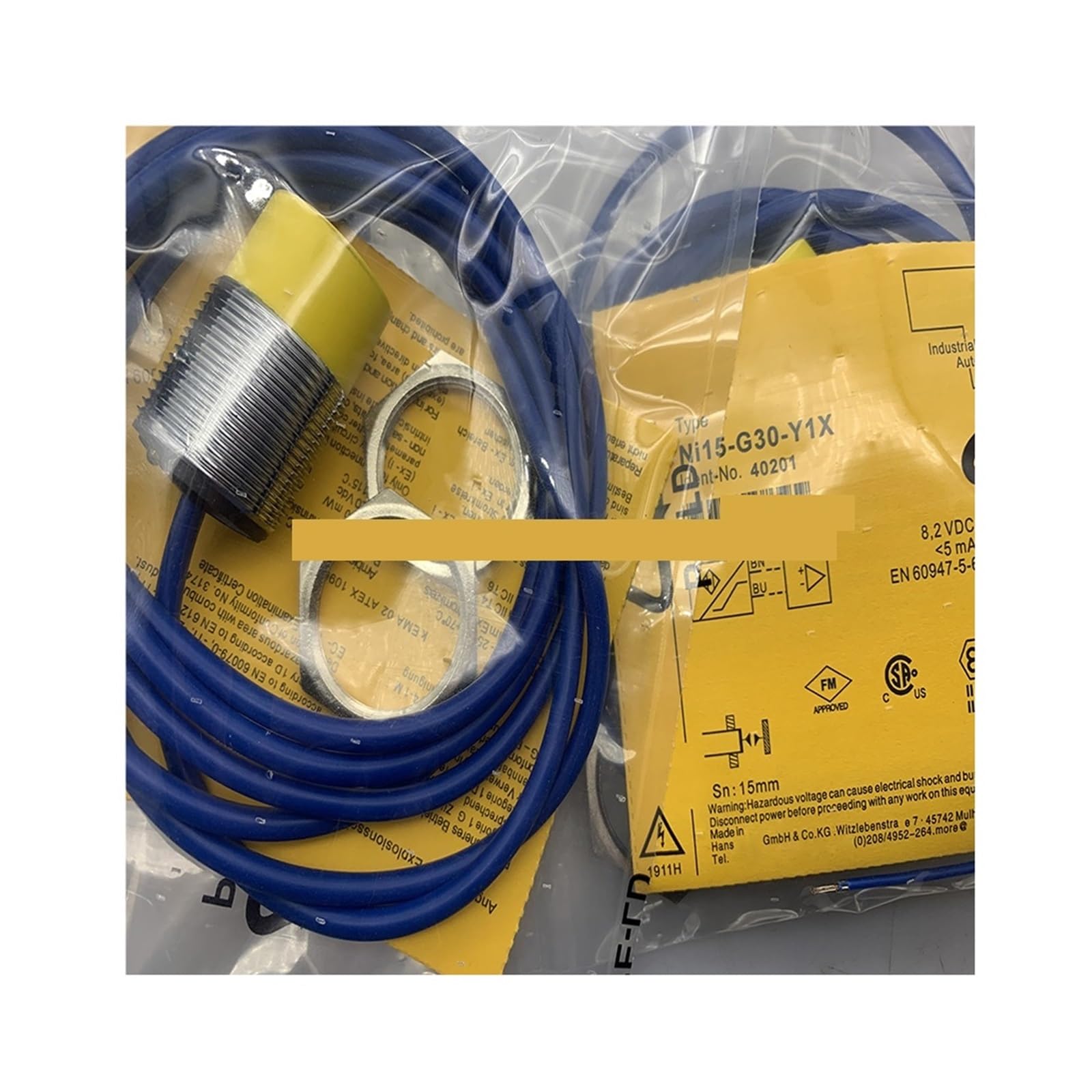 Capteur de proximité NI15-G30-Y1X détecteur inductif M30 15mm