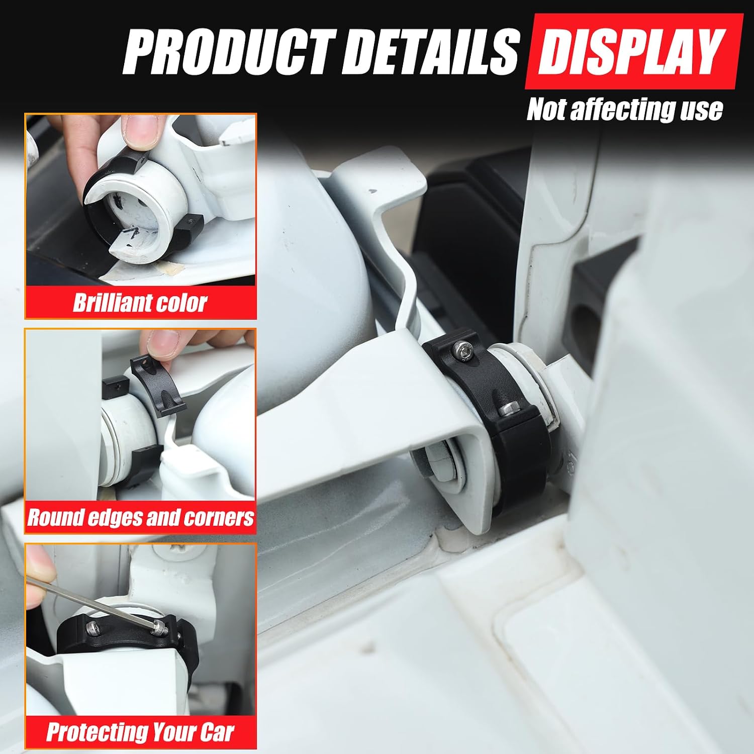Tailgate Anti-Theft Lock Compatible with Nissan Frontier 2022 2023 2024 2025 2026, Tailgate Security Device Truck Bed Tail Gate Lock Exterior Accessories (Black)