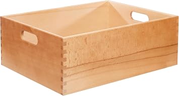 Zeller 13308 Multi-Purpose Box 40 x 30 x 15 cm Beech Lacquered