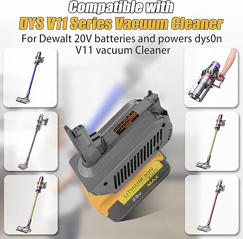 Miniatura 6 de Adaptador V11 para DY*Son V11, convertidor para batería Dewalt 20V a Dyson V11 Absolute Extra V11 Absolute Extra+ V11 Absolute Extra Pro V11 Animal