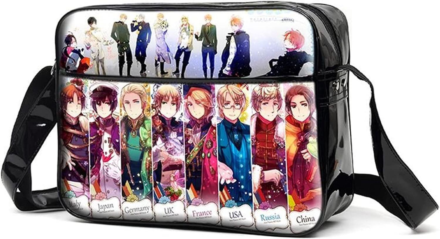 Anime Axis Powers Hetalia Shoulder Bag Messenger Bag Cosmetic bag Cross-body Bag Purse Handbag