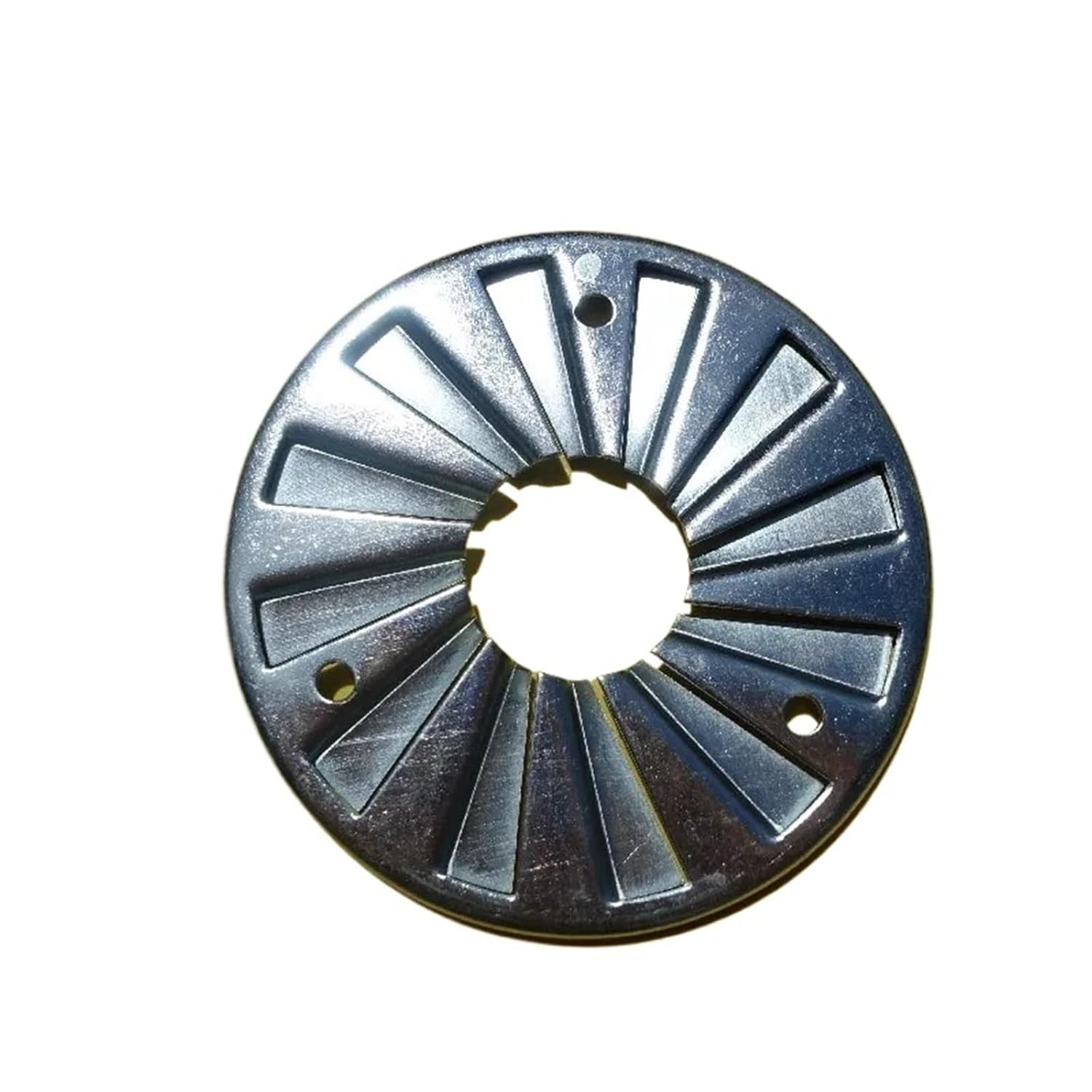 Flame Stabilizer for Burner Double Hole Air Swirler for Waste Oil Burner Oil Spray Stabilizing Disc Ring of Fire Steady Plate(135mm)