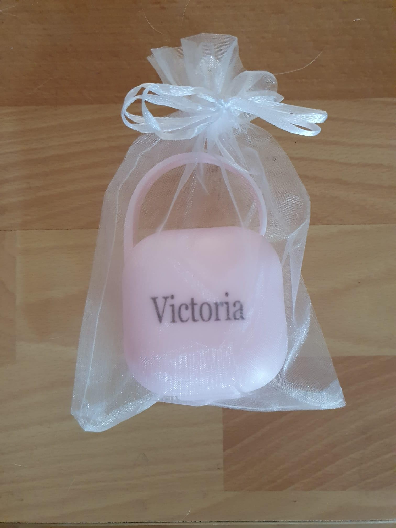 IDeluxe. Chupetero portachupetes personalizado con nombre ROSA. Caja para chupetes. Ideal para regalo bonito y único.