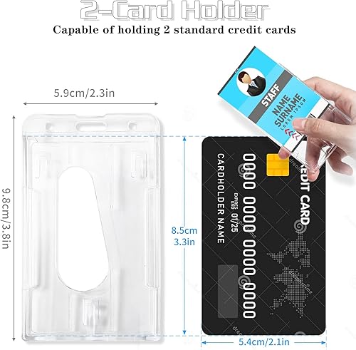 Vista 6 de DELSWIN Cordón retráctil resistente – Cordones separables para tarjetas de identificación y llaves, llavero retráctil con mosquetón mejorado