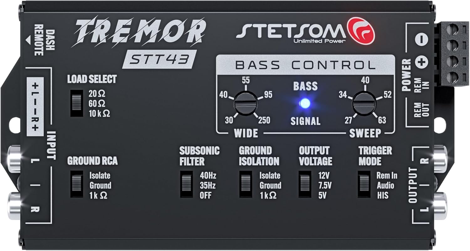 Stetsom STT43 Tremor PRO - DSP Bass Restoration