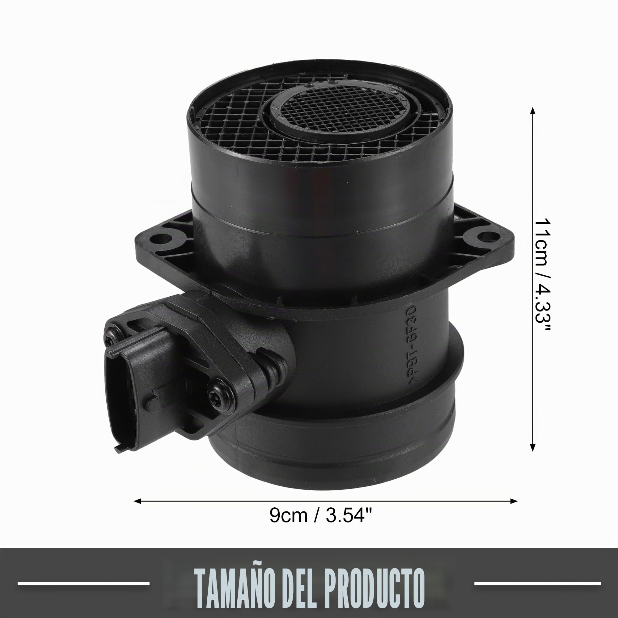 A ABSOPRO Medidor De Flujo De Aire Masivo Maf Para Kia Sorento 05-08 1Pc | Negro, Plastico, 13X9X11Cm, 5 Pines, Oe 28164-4A000/281644A000, Para Kia Carnival Sedona 02-06, Para Hyundai Terracan 03-07