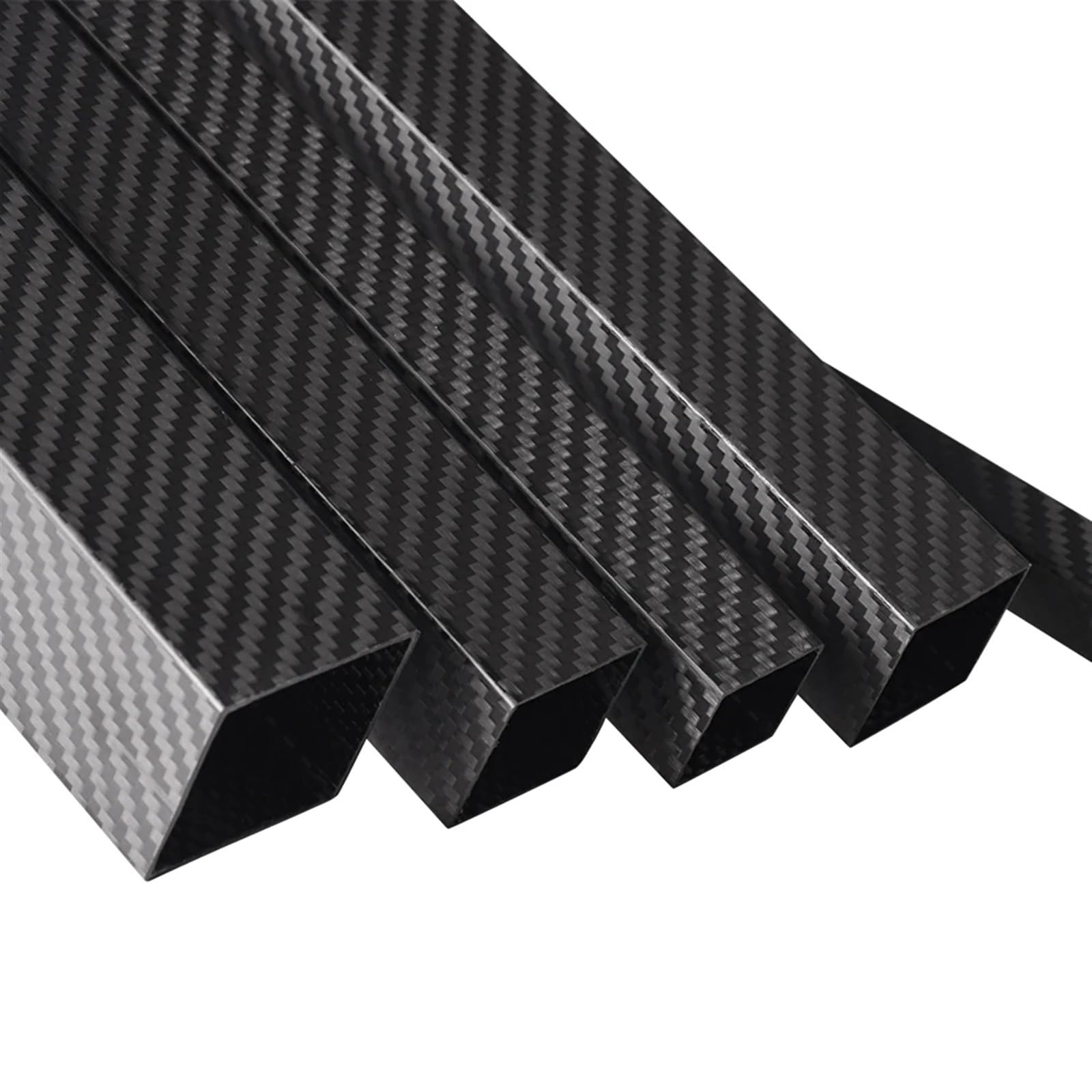 1Pcs Length 1000mm OD8mm 10mm 15mm18mm 20mm 22mm 25mm 30mm Twill Matte 3K 100% Full Carbon Fiber Rectangular Square Tube 3K Carbon Fiber Square(8x8x6mm)