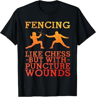 Fencing Sport Novelty for Men Women Fencer Fencing Lover T-Shirt