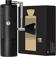 Vista 1 de TIMEMORE C5 ESP Pro - Molinillo de café manual con rebaba cónica S2C-042-III, ajuste de precisión de 0.001 in, molinillo de café de mano portátil