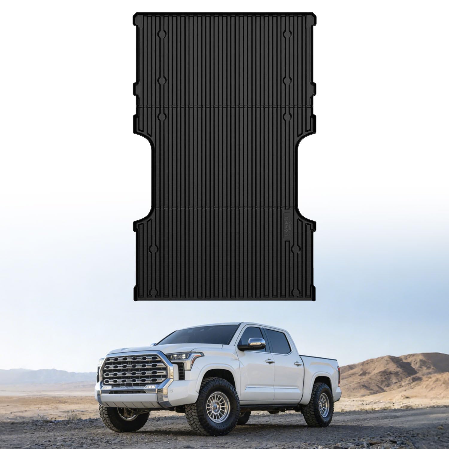 LASFIT Bed Mat for Toyota Tundra 2022-2026 (8.1FT/8.1' Bed) Truck Bed