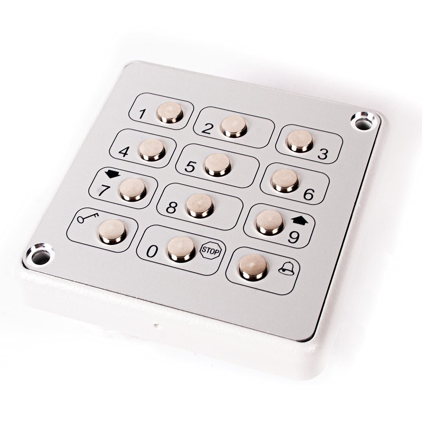 Berner CTM Clavier d'ouverture de code pour portes et portails en métal très résistant