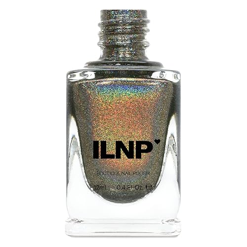 Miniatura 1203 de ILNP Madison Ave Esmalte de uñas holográfico metálico rosa antiguo