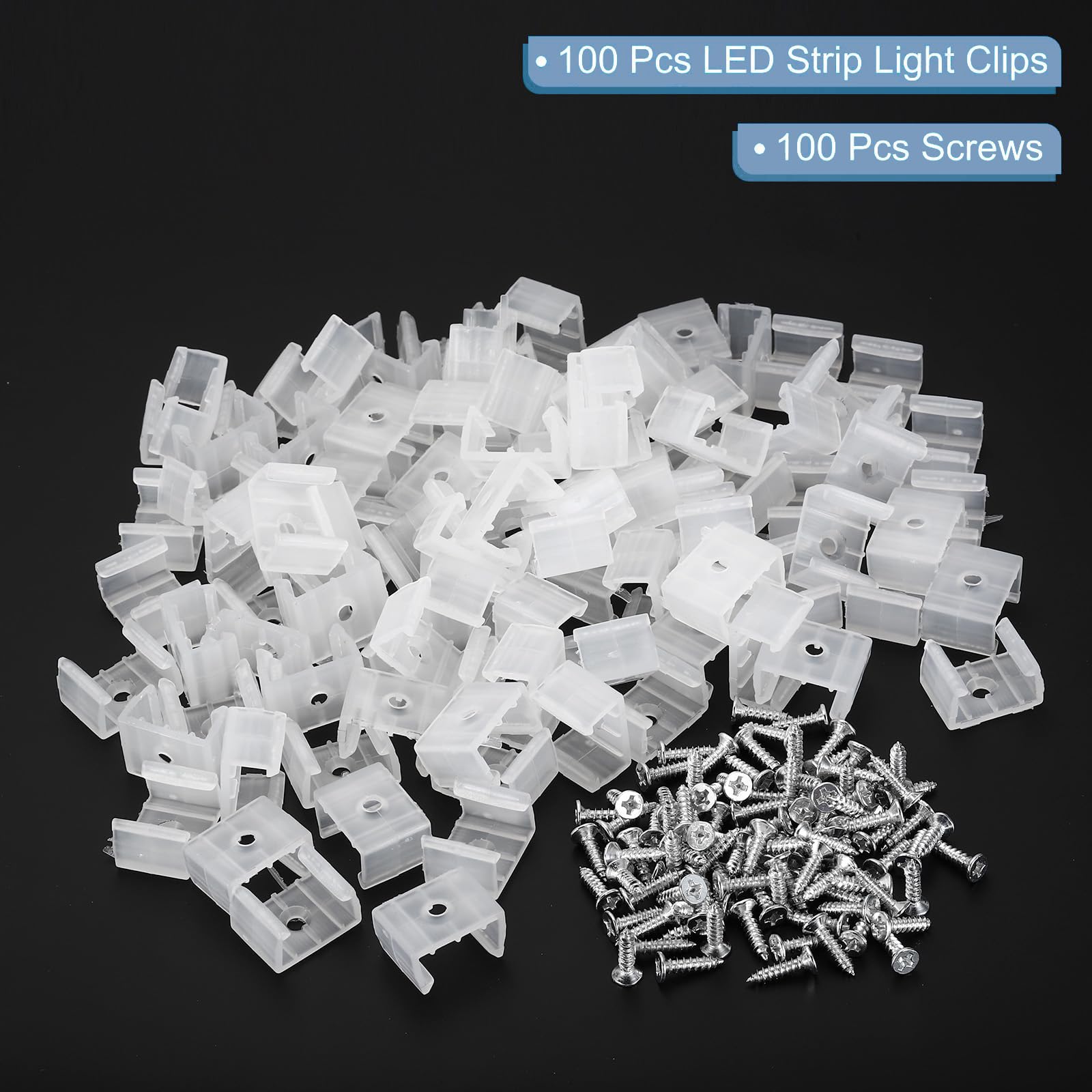 TOP-VIGOR 100Pcs LED Strip Light Clips - Image 3