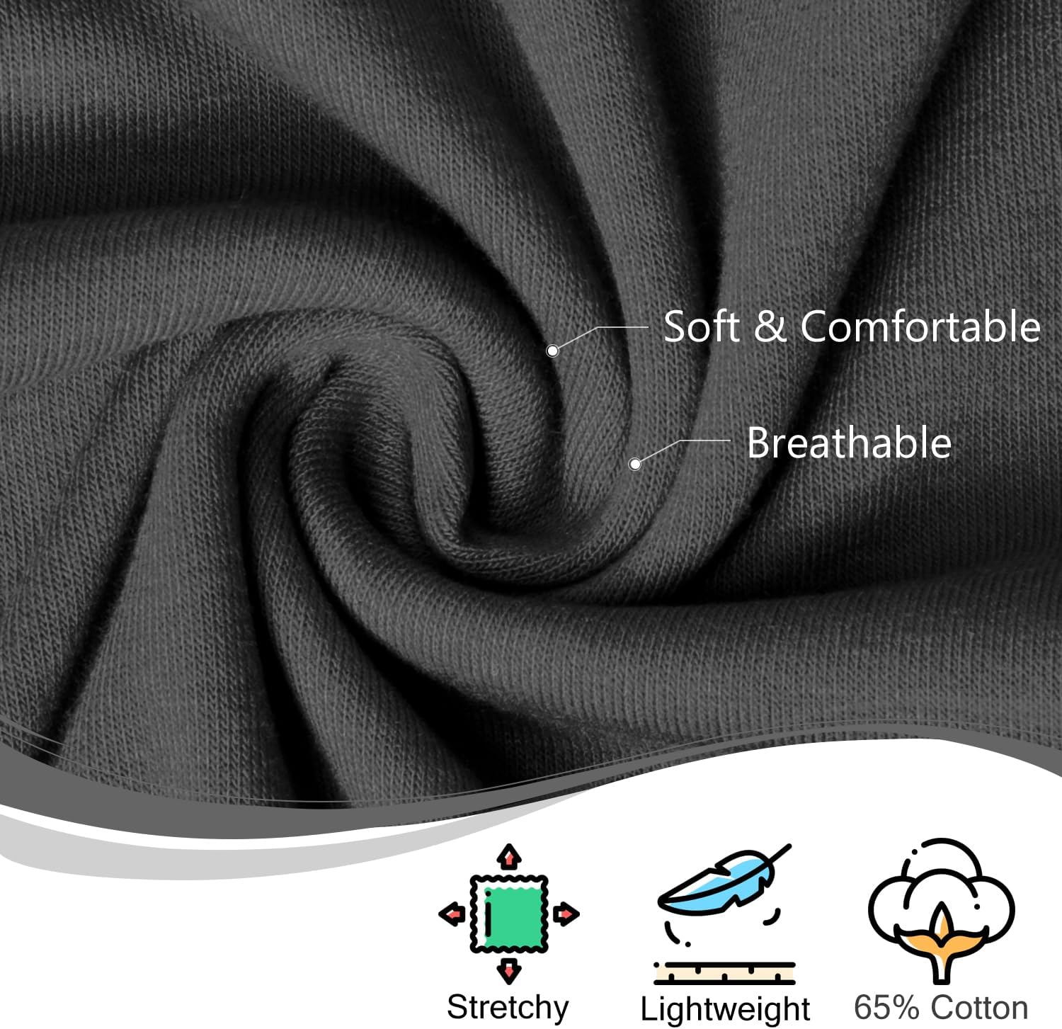 Mens Turtleneck Long Sleeve T Shirts Slim Fit Thermal Undershirt Lightweight Pullover - Image 5