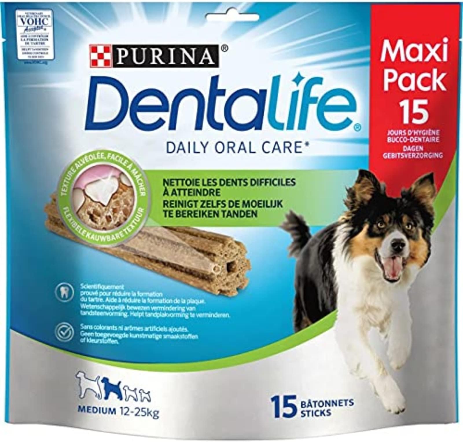 Purina DentaLife Sticks for Dogs - Medium, 15 Sticks