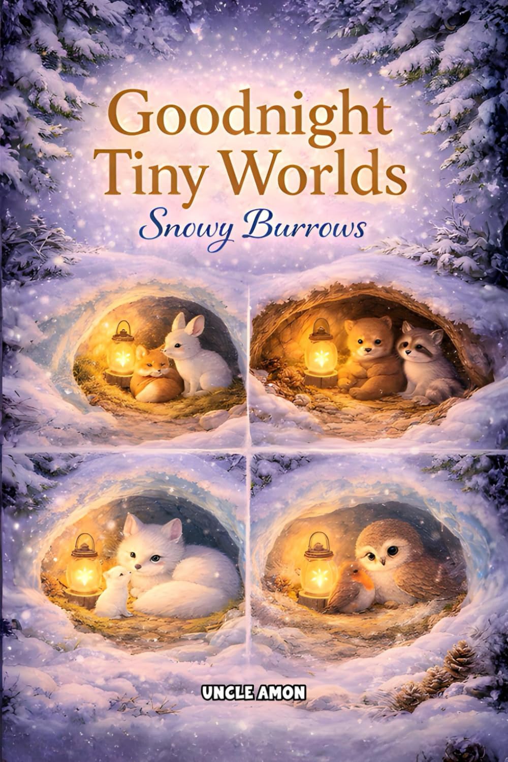 Goodnight Tiny Worlds: Snowy Burrows: 7 Cozy Bedtime Stories for Ages 4–6 | Calm Nights, Big Feelings, and Peaceful Sleep