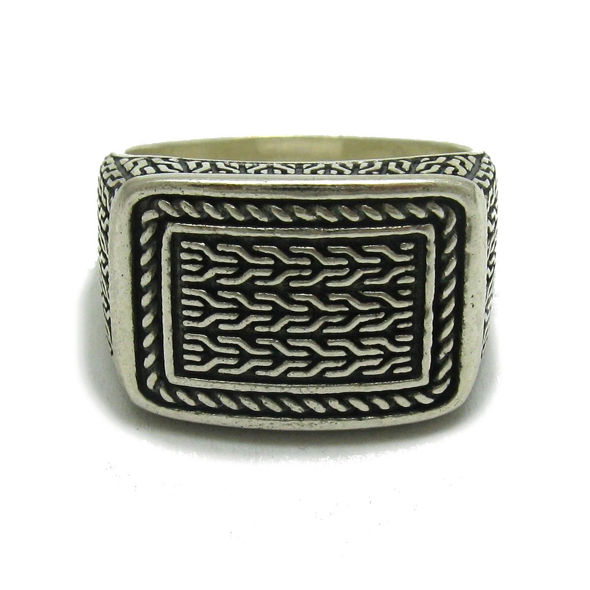 Anillo de plata de ley sólido 925 R001741