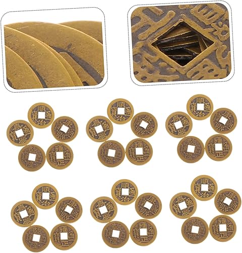 Miniatura 9 de CALLARON Monedas chinas de buena suerte Feng Shui, moneda de año nuevo chino, moneda de la fortuna china, moneda china antigua, dinastía, tiempo,